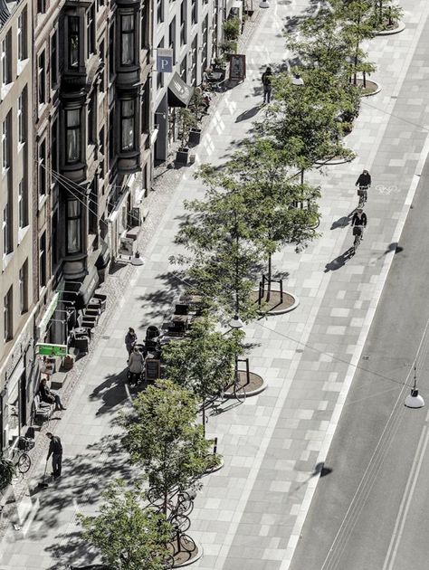 Streetscape Design, Pavement Design, Urban Intervention, Paving Design, New Urbanism, Urban Tree, Pedestrian Walkway, Public Space Design, Street Trees