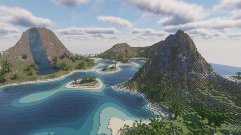 Tropical Island Minecraft Map Floating Island Base Minecraft, How To Make A Floating Island In Minecraft, Minecraft Tropical Island, Mags Flanagan, Minecraft Tropical, Turtle Island Minecraft, Floating Island Minecraft, Island Minecraft, Minecraft Island