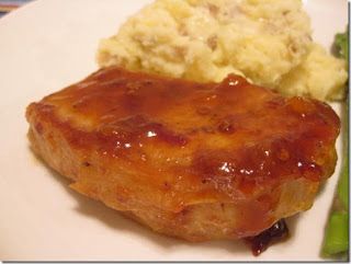 Pork Chops And Pears Recipe, Apricot Glazed Pork Chops, Pear Sauce Recipe, Glazed Pork Chops Recipes, Pork Chop Sauce, Trial By Fire, Pork Chop Recipe, Pork Sauce, Glazed Pork Chops