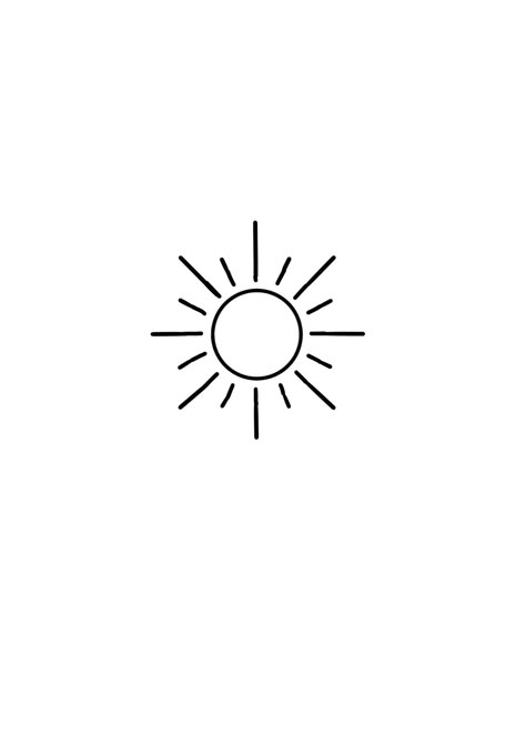 Tiny Sun Tattoo Simple, Live By The Sun Tattoo, Little Sun Tattoo, Armband Tattoo Frau, Sun Line Drawing, April Tattoos, Tiny Sun Tattoo, Half Sun Tattoo, The Sun Drawing