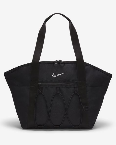 Nike One Women's Training Tote Bag. Nike.com Nike Tote Bags, Nike Gym Bag, Bag Nike, Nike Bags, Mom Bags, Training Bags, White Tote Bag, Nylon Tote Bags, Nike Training