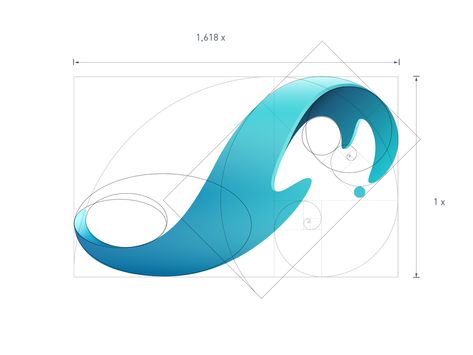 Wave Logo Design Inspiration, Freeform Gradient, Ocean Logo, Golden Ratio Logo, Logo Challenge, Collage Prints, Logo Generator, Illustrator Logo, Wave Logo