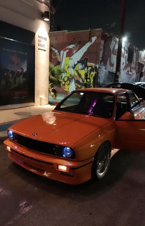 Frank ocean 🧡 Rolls Royce Motor Cars, Dream Cars Bmw, Bmw E30 M3, E30 M3, Best Jdm Cars, Street Racing Cars, Classy Cars, Bmw E30, Street Racing