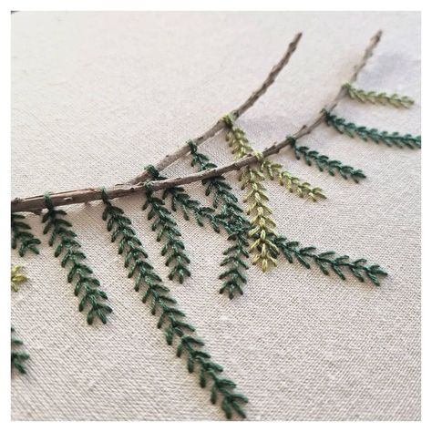 Hili david on Instagram: “"In every walk with nature one receives far more than he seeks" - John muir . When I've started doing embroidery with branches I was in a…” Embroidered Photo, John Muir, Embroidery Techniques, Find A Job, A Job, In My Life, Sewing Projects, Hair Accessories, Textiles