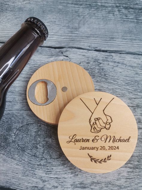 Wedding Coasters Favors, Wedding Bottle Opener Favors, Wedding Bottle Opener, Natural Tree, Wedding Coasters, Natural Wood Finish, Groom Gift, Tree Bark, Wedding Party Favors