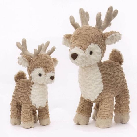 Introducing Jellycat Mitzi Reindeer coming in Medium and Large available online and in-store.

Coming with a soft, tan coloured fur body, a cream breast, face and inner ears, pale beige antlers and hooves, a delicate brown button nose and the cutest looks.

What makes Mitzi so distinguishing are the raised zig-zag fur patterns that cover the entire body, which stands on four sturdy legs. Palm Pals, Jellycat Toys, Jellycat Stuffed Animals, Pale Beige, Cute Squishies, Button Nose, Kawaii Plush, Stuff And Thangs, Christmas Gifts Toys