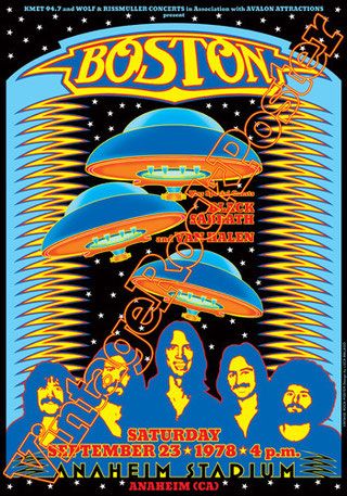 BOSTON - Benvenuti su vintagerockposter! Boston Band, Rock Wallpaper, Boston Poster, Rock Poster Art, 15 October, Rock N Roll Art, Vintage Concert Posters, Rock Band Posters, Boston Usa