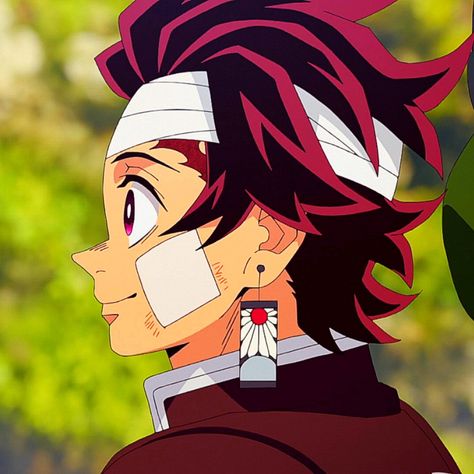 Side Smile, Demon Slayer Manga, Side Face, Face Icon, Nezuko Kamado, Tanjiro Kamado, Kimetsu No Yaiba, Demon Slayer, Manga Anime