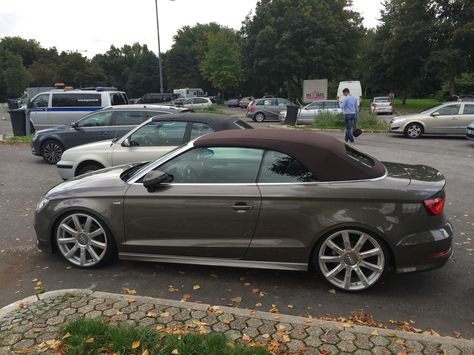 Audi A3 cabrio on the road. Audi A3 Convertible, Modified Audi, Audi A5 Convertible, Audi Convertible, Audi A4 Convertible, Audi A4 Cabriolet, Allroad Audi, Audi A3 Cabriolet, Audi A3 Sedan