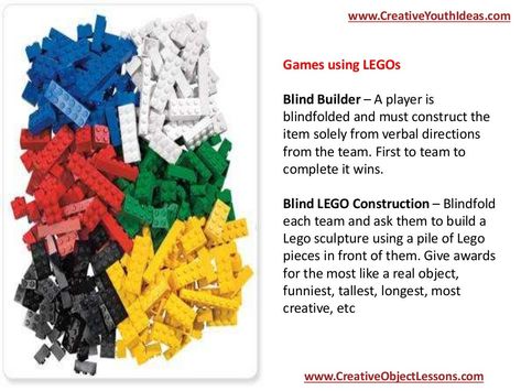 Object Lesson - Lego Instructions for the Christian Life Lego Bible Lessons, Lego Bible, Construction Vbs, Used Legos, Bible Object Lessons, Childrens Sermons, Christian Crafts, Construction Theme, Object Lessons