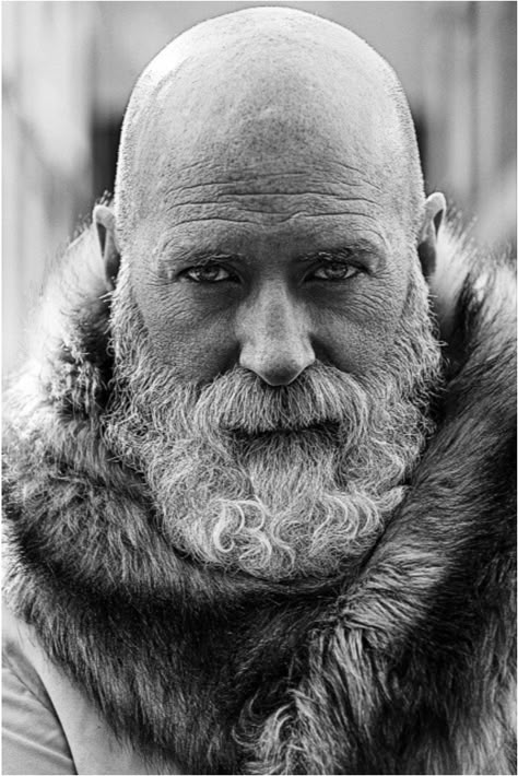 Beard Styles Bald, Shaved Head With Beard, Bald Beard, Bald Men With Beards, Beard Fashion, Bald Men Style, Bald With Beard, Grey Beards, Perfect Beard