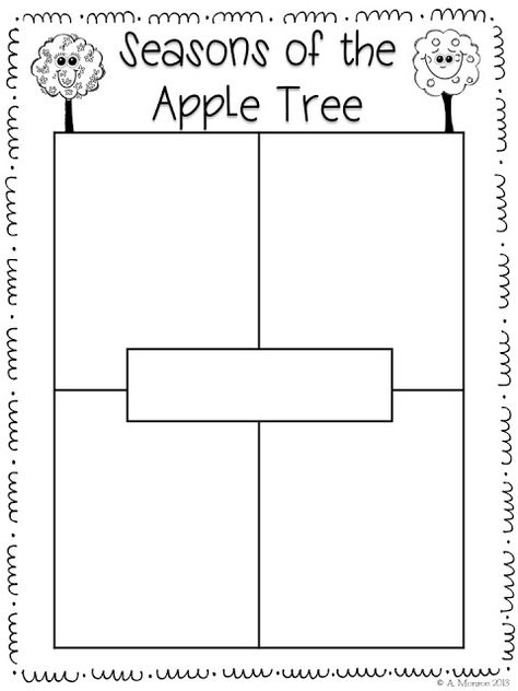 FREE Graphic Organizer; Perfect to Use with The Seasons of Arnold's Apple Tree by Gail Gibbons The Seasons Of Arnold's Apple Tree, Apples Activities, Apple Tree Activity, Apple Tree Art, Seasons Kindergarten, Science Kindergarten, Tree Unit, Tree Activities, Apple Science