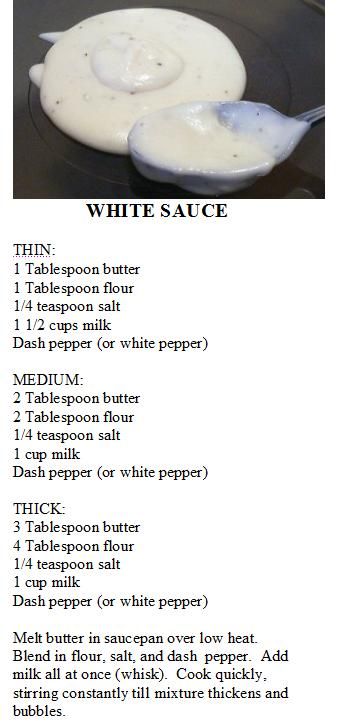 White Sauce to make it low FODMAP/Gluten Free use any Gluten free flour or wheat free flour and substitute milk for Lactose Free Milk Dairy Free Alfredo, Dairy Free Alfredo Sauce, White Sauce Recipes, Food Sauces, Homemade Sauce Recipes, Recipes Sauces, Gravy Sauce, Homemade Mixes, Bechamel Sauce