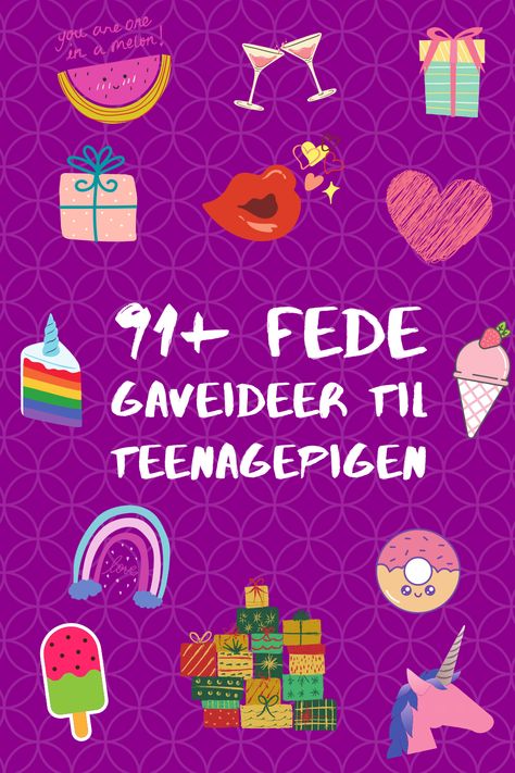 Vi har her samlet en liste med ikke mindre end 91 af de bedste gaver til teenagepiger. Samtidig har vi samlet gaveideer til en masse forskellige interesseområder og i forskellige prisklasser.  Du finder både sjove, fede, søde og personlige gaveideer. Der er gaveideer til den aktive teenager, hende som går op i mode, og endda nogle unikke gaveidder som du helt sikkert aldrig ville have tænkt på selv. Samtidig har vi også inddraget en del ideer til smykker og tøj, da de ofte er et hit! Enamel Pins, 10 Things