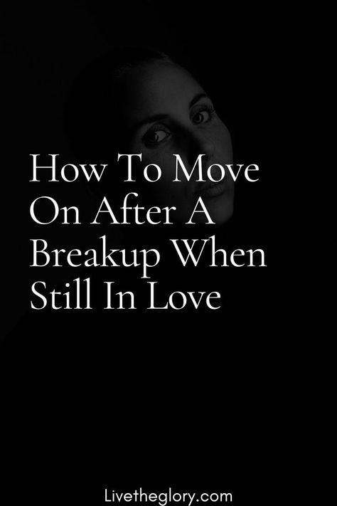 How long does it take to get over a breakup when you still love him? How do you say goodbye to an ex you still love? How do I stop obsessing over my ex? Does love go away after a breakup? 1 Give each other space for a while. 2 Take a few days to really grieve. 3 Take care of yourself. 4 Talk to people you care about. 5 Keep yourself busy. 6 Look for the good in being single. 7 Find the lesson in the breakup. Keep Yourself Busy, Friendship Breakup, Moving On After A Breakup, Get Over A Breakup, Look For The Good, Over A Breakup, Stop Obsessing, How To Move On, How To Be Single