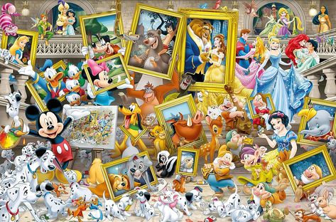 Ravensburger 17432 Mickey the Artist Puzzle: Amazon.de: Toys Large Cross Stitch Patterns, Disney Puzzles, Mickey Mouse Characters, Disney Cross Stitch Patterns, Ravensburger Puzzle, Disney Friends, Disney Cross Stitch, Disney Favorites, Cross Paintings