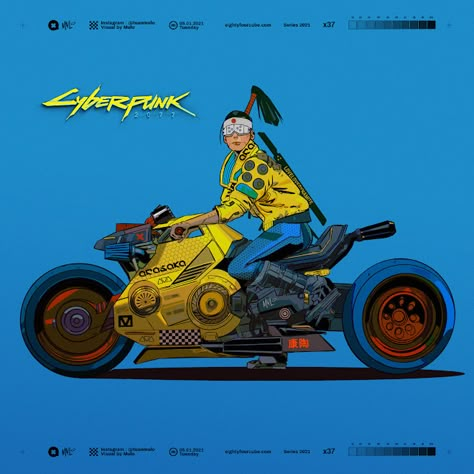 Cyberpunk 2077 Bosozoku Warrior Girl - Illustration by Mulo Biker Concept Art, Cyberpunk 2077 Concept Art, Motor Mobil, Motorcycle Illustration, Futuristic Motorcycle, Concept Motorcycles, Cool Car Drawings, The Bug, Cyberpunk Character