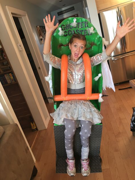 Halloween Rollercoaster costume Rollercoaster Costume, Diy Roller Coaster, Creepy Halloween Makeup, Creative Thoughts, Diy Halloween Costumes For Kids, Halloween 2024, Creepy Halloween, Diy Valentines Gifts, Diy Halloween Costumes