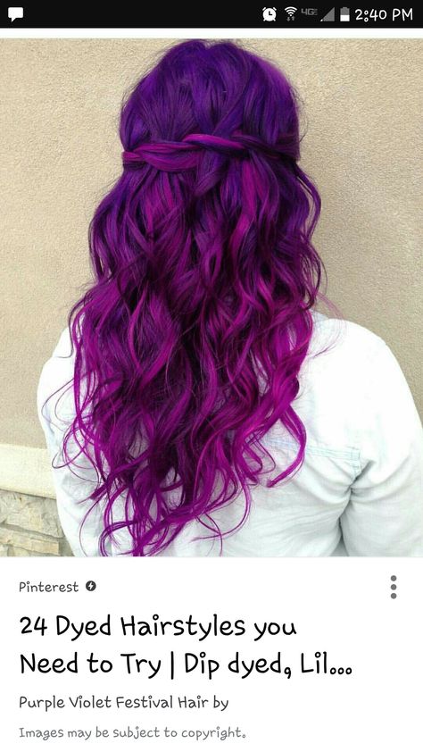 Purple to pink hair Purple Magenta Hair, Purple Hair With Pink Highlights, Pink And Purple Highlights, Purple Into Pink Hair, Purple And Magenta Hair, Hot Pink Purple Hair, Purple Pink Hair, Purple And Pink Hair, Purple And Fuschia Hair