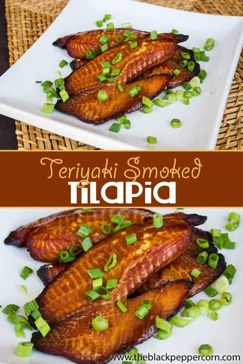 Teriyaki Tilapia, Smoked Tilapia, Fish Sauce Recipe, Smoked Fish Recipe, Desserts Cheesecake, Fish Fillet Recipe, Fish Marinade, Recipes With Fish Sauce, Tilapia Recipe