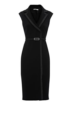 Karen Millen Áo Blu, Karen Millen Dress, Black Pencil Dress, Herve Leger, Business Dresses, Karen Millen, Work Attire, Black Sleeveless, Office Fashion