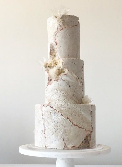 Highly textured neutral cake Texture Wedding Cake, Neutral Cake Ideas, Textured Wedding Cakes Buttercream, Wedding Cake Texture, Textured White Cake, White Wedding Cake Texture, Concrete Cake, Alphabet Cake, Textured Wedding Cakes