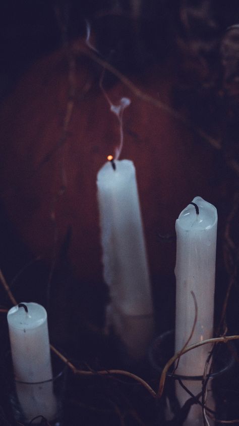 Honeymoon Stage, Atmospheric Photo, Twin Flame Relationship, Photo Candles, Photos Hd, New Images, White Candles, Autumn Aesthetic, Samhain