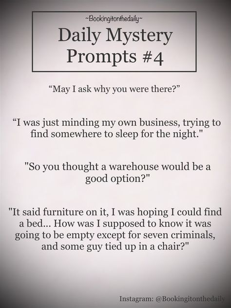 Action Prompts Creative Writing, Action Writing Prompts, Darkling Aesthetic, Mystery Writing Prompts, Action Prompts, Mystery Prompts, Mystery Writing, Daily Writing Prompts, Book Prompts