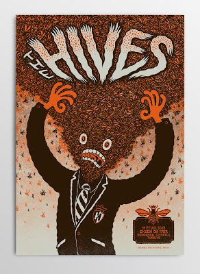 Michael Hacker The Hives Istanbul Turkey Poster Meshuggah Poster, Turkey Poster, Turkey Poster Design, Retro Egyptian Posters, Owl City Album Covers, Gig Posters Design, Omg Posters, Illustration Photo, Music Concert Posters