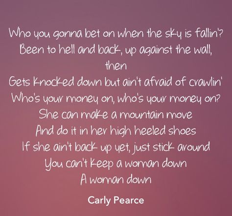 Carly Pearce Lyrics, Carly Pearce, Music Country, Knock Knock, Country Music, Quotes To Live By, Songs, Quotes, Music