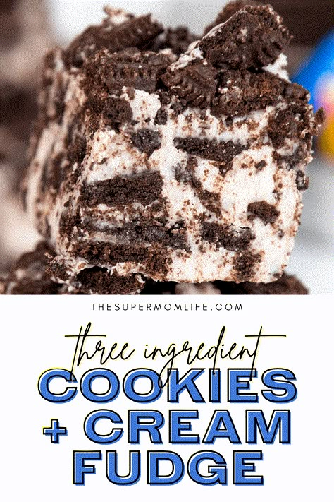 Fruit Milkshake Recipe, Holiday Loaf, 3 Ingredients Cookies, Stuffing Ideas, Three Ingredient Cookies, Peanut Butter Balls Easy, Butterscotch Fudge, Fruit Milkshake, Cookies And Cream Fudge