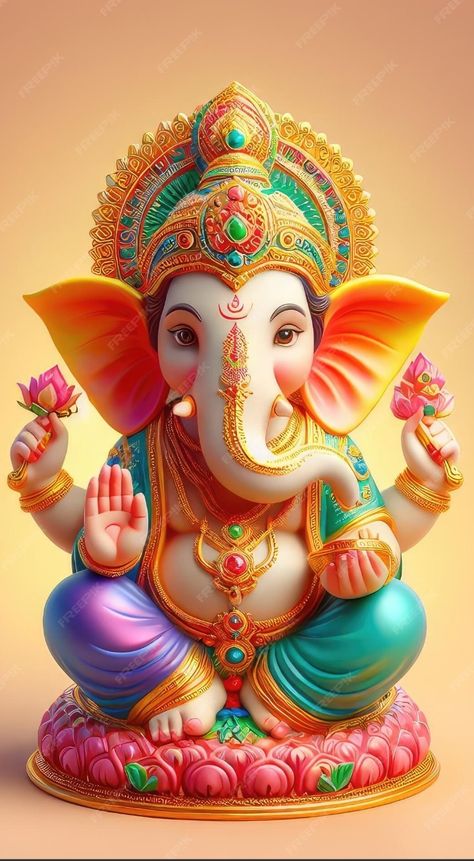 God Ganesha Hd Wallpapers, Ganesha Wallpapers Hd Wallpaper, Ganesh Ji Art, Quilling Ganesha, Lord Ganesha Hd Wallpaper, Ganesha Wallpaper, Om Ganesh, Beautiful Wallpaper Images, Photos Of Ganesha