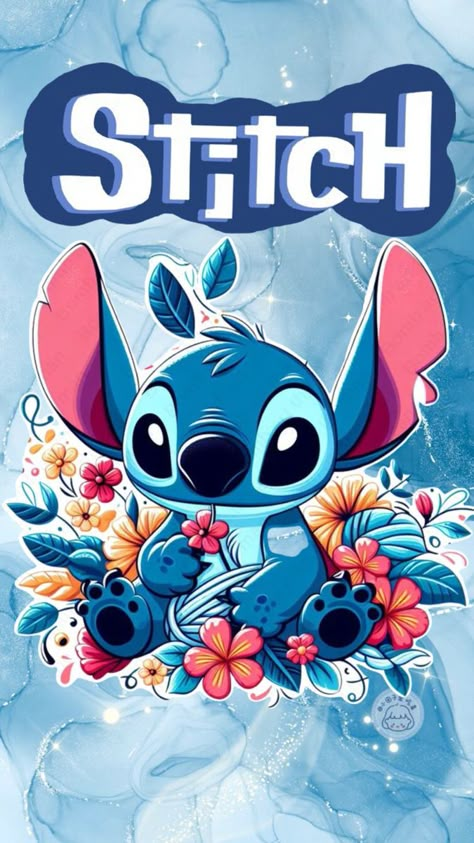 Stitch azul Stitch And Lilo Wallpapers, Lilo Wallpapers, Image Stitch Disney, Cute Stitch Wallpapers Iphone, Stitch Disney Art, Cute Stitch Wallpapers, Stitch Wallpaper Iphone, Lilo And Stitch Wallpaper, Lilo And Stitch Tattoo