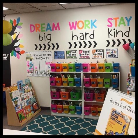 60 Gorgeous Classroom Design Ideas for Back to School - Matchness.com Classroom Decoration Ideas, Classroom Libraries, Colorful Classroom, Diy Classroom Decorations, Classroom Doors, Classroom Makeover, English Room, Classroom Board, Library Activities