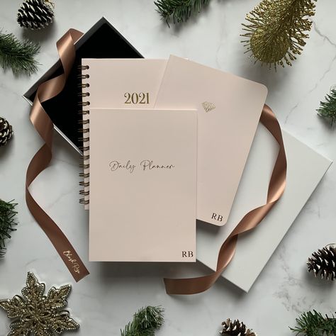 Personalised Stationery, Pink Planner, Business Stationary, Willow Tree Figurines, Book Instagram, Planner Gift, Luxury Stationery, Blush Rose, Christmas Photography