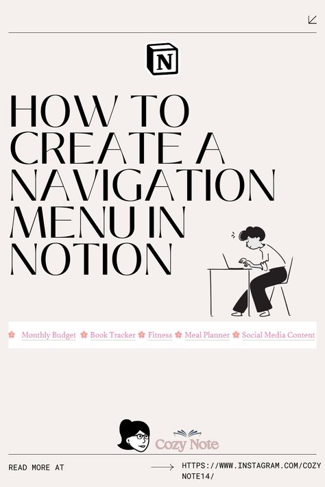 Quick Notion Hack: How to Create a Navigation Menu! 🚀

#NotionTips #ProductivityHacks #NotionSetup #DigitalOrganization #NotionLovers #notion Notion Hacks, Notion Workspace, Digital Organization, Budget Book, Notion Templates, Notion Template, Thank Me Later, Productivity Hacks, October 15