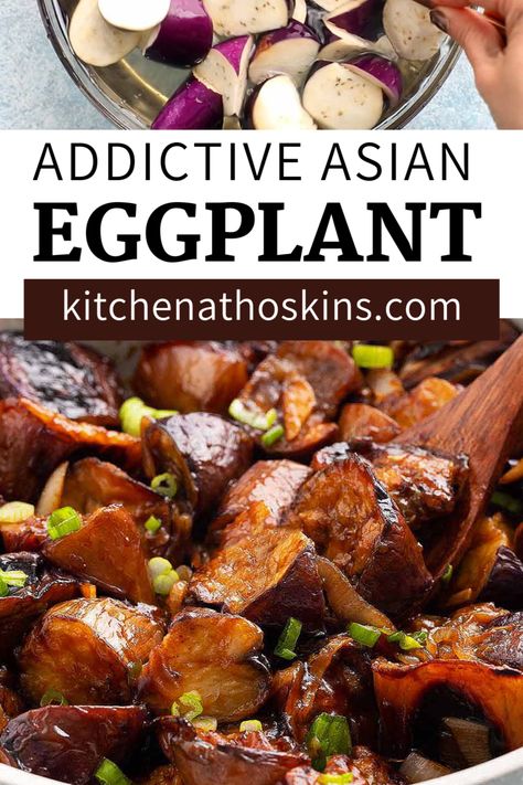 Stir Fry With Eggplant, How To Cook Chinese Eggplant, How To Cook Japanese Eggplant, Eggplant Recipes Chinese Style, Eggplant Mushroom Stir Fry, Asian Eggplant Recipes Stir Fry, Chicken And Eggplant Stir Fry, Chinese Eggplant Recipes Healthy, Chinese Eggplant Recipes Stir Fry