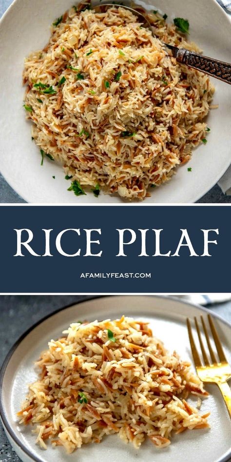 Armenian Rice Pilaf Recipe, Rice Pilaf Recipe, Pilaf Recipe, Rice Side Dish Recipes, Pilaf Recipes, Delicious Rice, Chinese Vegetables, Meal Inspiration, Rice Side Dishes