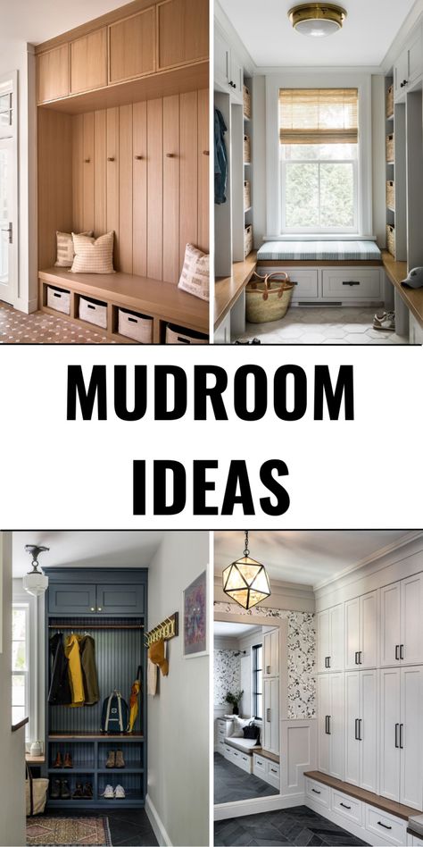 32 Mudroom Ideas - Enhance Your Home with Practical and Stylish Designs - placeideal.com Diy Laundry Area, Corner Hallway, Mudroom Ideas Diy, Mudroom Design Ideas, Mudroom Addition, Small Mudroom Ideas, Mudroom Remodel, Garage Entryway, Mudroom Cabinets