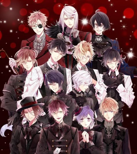 Diabolik Lovers Bedroom, Diabolik Lovers Official Art, Diabolik Lovers Season 3, Diabolik Lovers Season 2, Anime Diabolik Lovers, Diabolik Lovers Wallpaper, Diabolik, Diabolik Lovers, Handsome Anime Guys