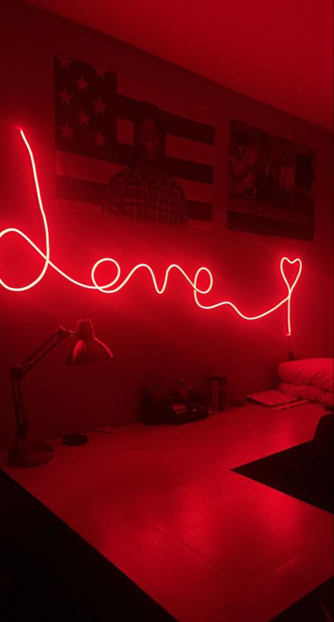 Rope Light Design, Rope Lights Bedroom, College Love, Neon Rope Light, Neon Rope, Light Words, Led Rope, Led Rope Lights, Heart Poster