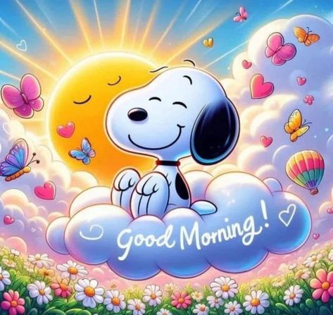 Good Morning Snoopy, Happy Day Quotes, Good Morning Greeting Cards, Good Morning Funny Pictures, Good Morning Sunshine Quotes, Happy Morning Quotes, Snoopy Images, Morning Quotes Funny, Morning Cartoon