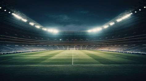 Football Stadium Aesthetic, Stadium Aesthetic, Aesthetic Landscape, Football Stadium, Football Stadiums, Photo Search, Post Lights, Dark Background, Dark Backgrounds