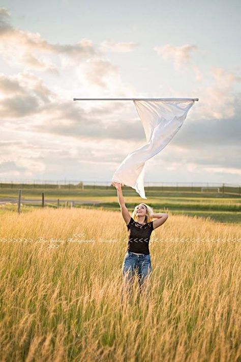 Color guard senior pictures Senior Color Guard Pictures, Color Guard Pictures, Color Guard Graduation Pictures, Color Guard Poses, Colorguard Picture Poses, Senior Pictures Color Guard, Colorguard Picture Ideas, Senior Pictures Dance, Color Guard Photoshoot