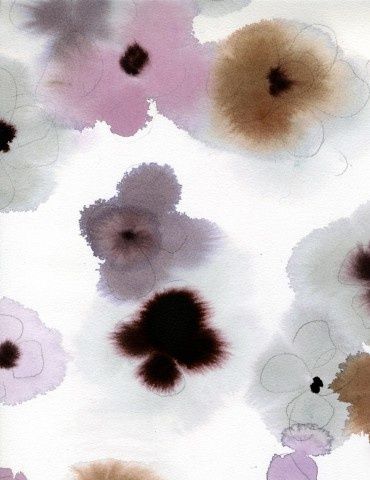 Image via bloglovin.com Arte Inspo, Tutorial Diy, Art Journals, Textile Patterns, Textures Patterns, Watercolor Flowers, Floral Watercolor, Toner, Watercolor Art