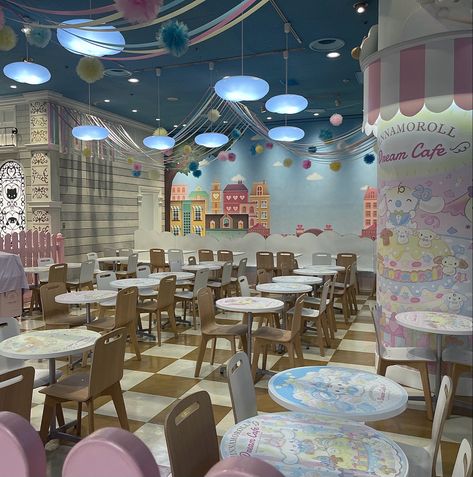 japan day 3, sanrio puroland in tama city, tokyo . 東京都多摩市〜 #tokyo #japan #japanese #sanrio #hellokitty #cinnamoroll #cafe #kawaii #cute #wallpaper #widget #travel Cinnamoroll Cafe, Sanrio Cafe, Hellokitty Cinnamoroll, Café Aesthetic, Cafe Japan, Wallpaper Widget, Dream Cafe, Cinnamoroll Sanrio, Sanrio Puroland