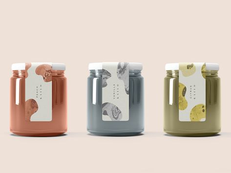 KAILO BRANDING Creative Label Design Packaging Ideas, Homemade Branding, Jar Packaging Design, Glass Jar Packaging, Desain Merek, Graphic Designer Studio, Jam Packaging, Honey Packaging, Jar Packaging