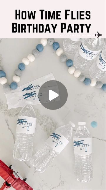 Emily Price on Instagram: "Custom water bottle labels! This is my very favorite way to add personalization to a party. These water bottle labels are so easy to design yourself. All I did was create a 1.75” x 8” document and customized it for our party theme. All you have to do it cut the labels out and tape them around the water bottle. These are super easy to assemble and seriously just pack a huge punch when decorating for your party.
.
.
.
.
.
.
.
#easypartyidea #customwaterbottle #waterbottllediy #waterbottlelabel" How To Make Water Bottle Labels, Customized Water Bottles Walle, Free Water Bottle Labels Template, Water Bottle Labels Free Printables Birthday Parties, Diy Water Bottle Labels, Personalized Water Bottle Labels Icustomlabel, Custom Water Bottle Labels, Easy Parties, Custom Water Bottles