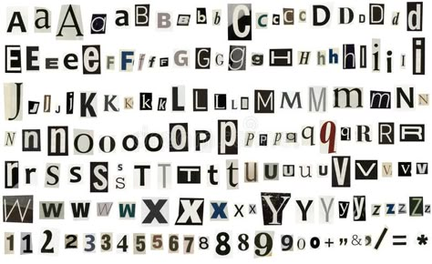 Newspaper, magazine alphabet with numbers and symbols stock photo Letters Quotes, Magazine Letters, Newspaper Letters, Magazine Fonts, Grey Paper, Numbers Symbols, Newspaper Magazine, Magazine Collage, Alphabet Stickers