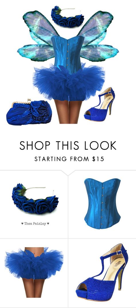 "Blue Fairy Halloween Costume" by chicastic ❤ liked on Polyvore Halloween Costumes Blue Corset, Cute Blue Halloween Costumes, Dark Blue Halloween Costume, Blue Corset Costume, Halloween Costumes With Blue Dress, Blue Corset Halloween Costumes, Fairy Costume Corset, Blue Dress Halloween Costumes, Blue Fairy Halloween Costume